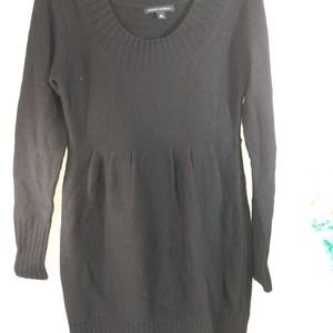 Banana republic 100% merino wool knee shift sweater dress